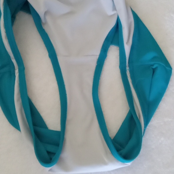 Womans Victoria secret swim bottom bikini medium teal blue - Picture 6 of 6